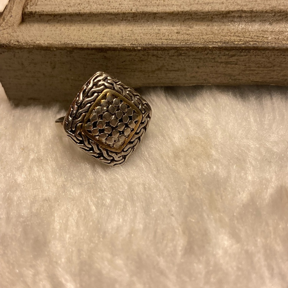 Diamond Shape 925 Silver Size 4 Ring